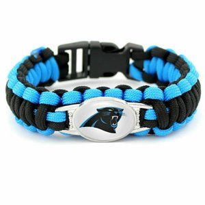 Carolina Panthers NFL Paracord Bracelet NEW